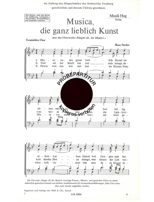 Musica die ganz liebliche